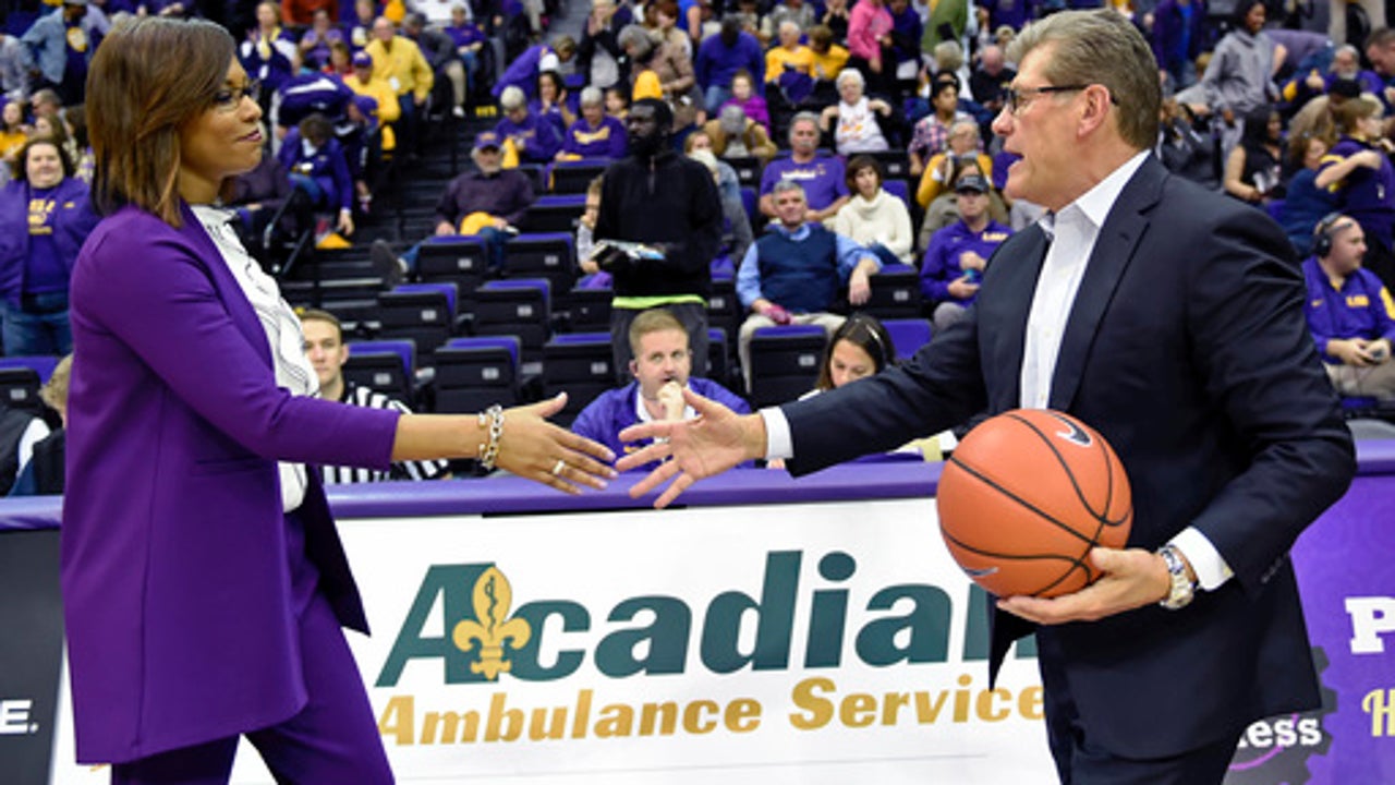 Samuelson scores 28, No. 3 UConn beats LSU, 76-53